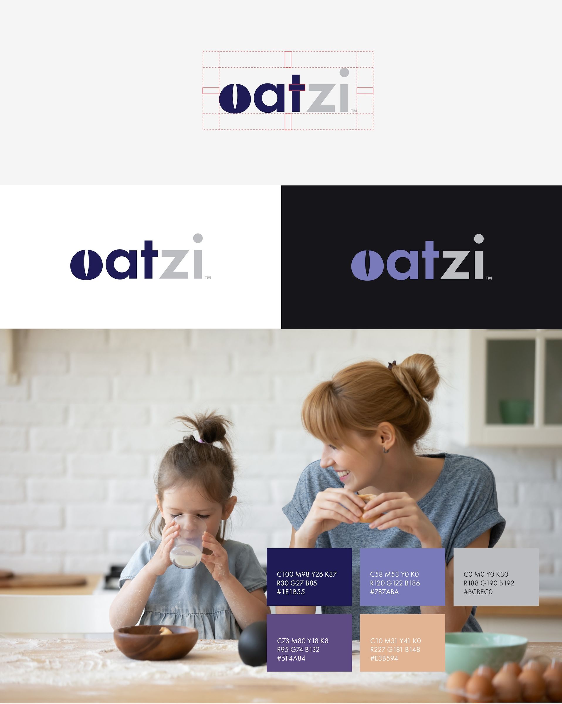 Oatzi ingredient brand identity