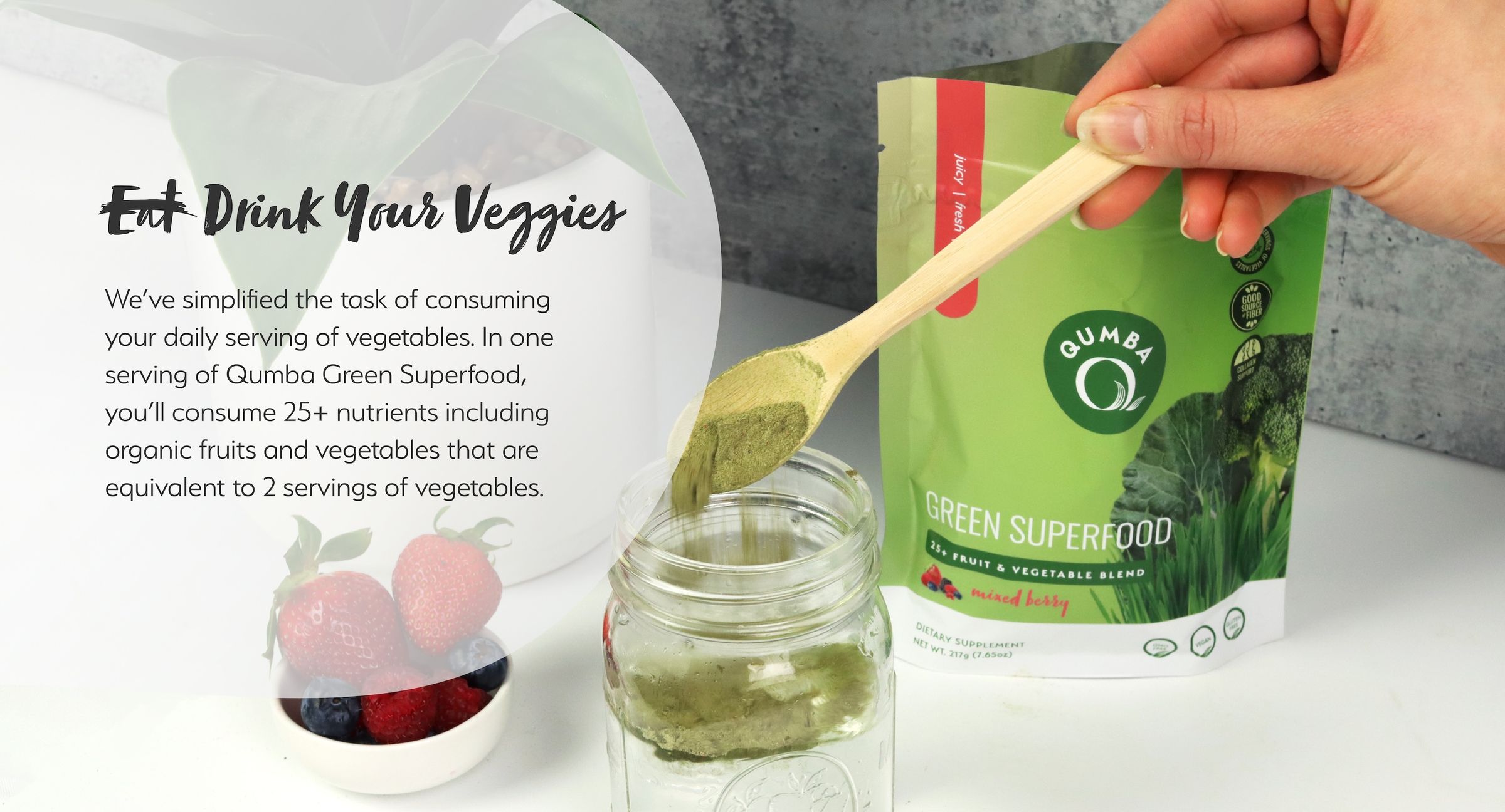 Amazon store module — Eat Drink Your Veggies, the green superfood