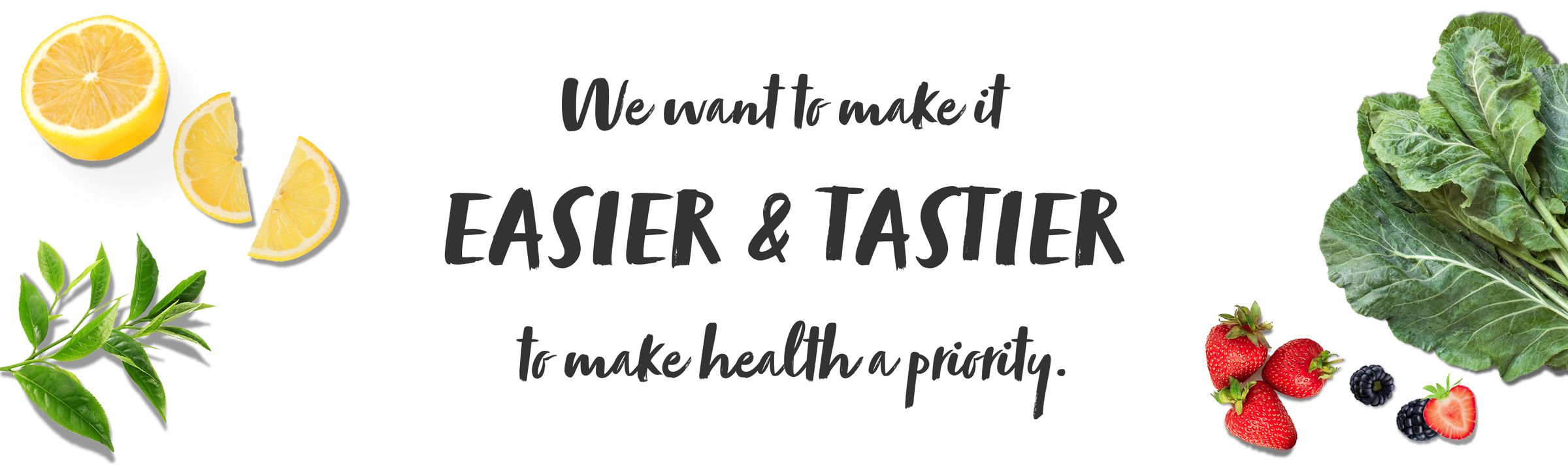 Amazon store module — Easier and tastier, to make health a priority