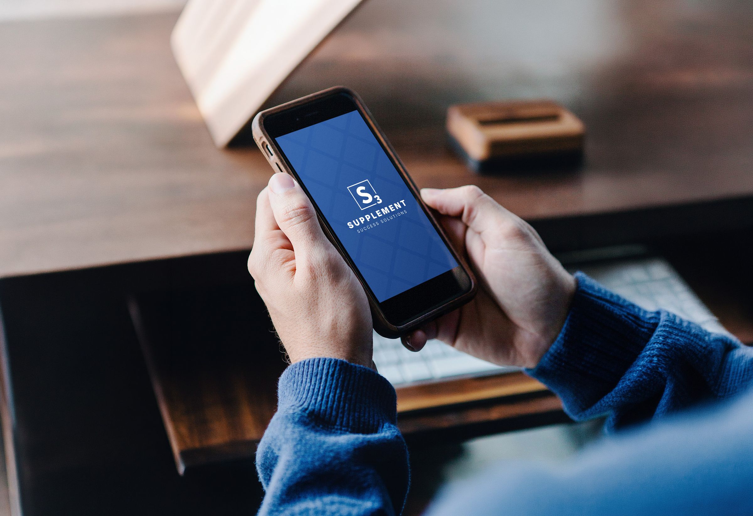 S3 brand visual — open case study