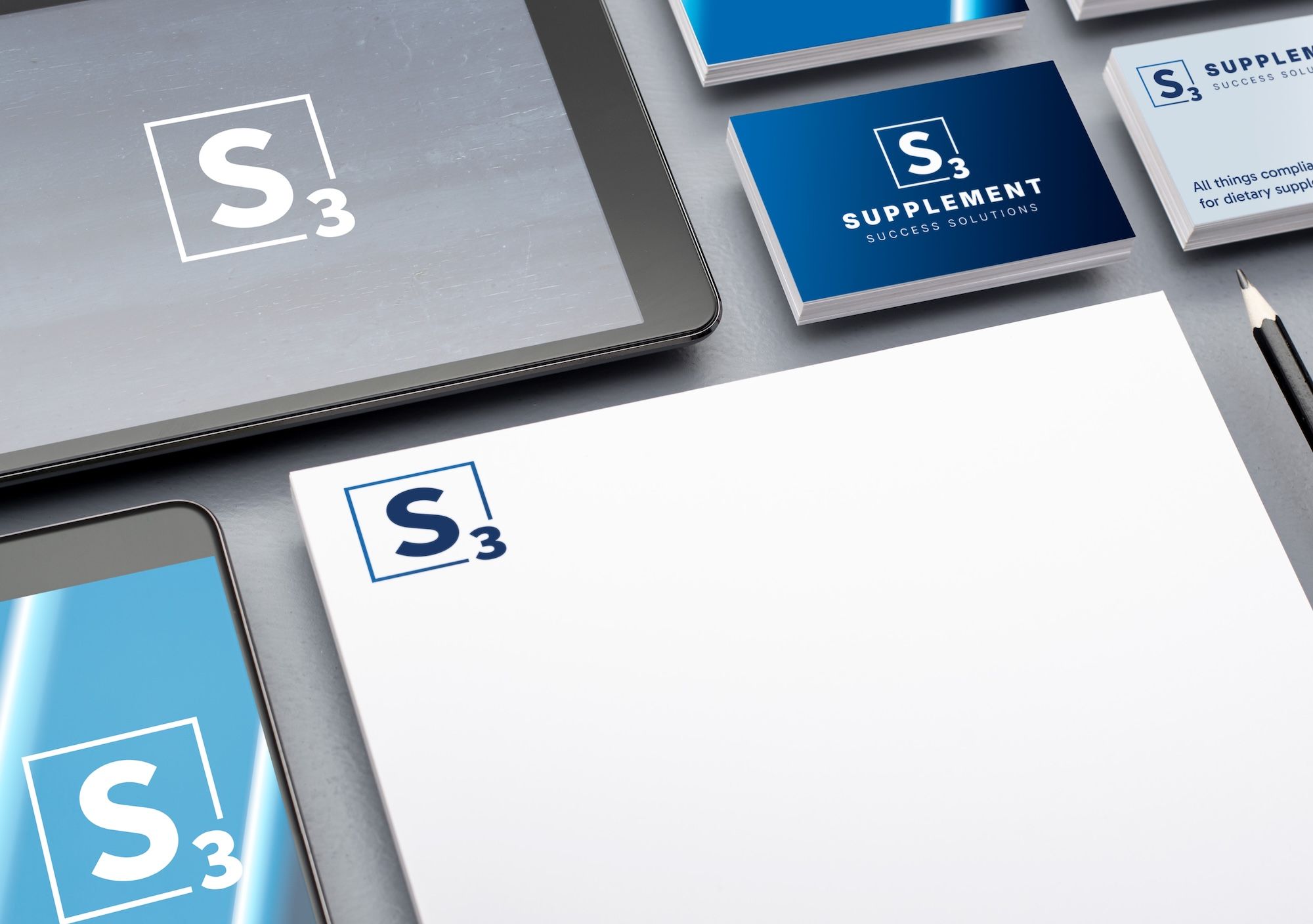 S3 stationery and letterhead mockup